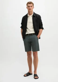 Shorts Model Reso regular aus leichtem Stretch-Twill