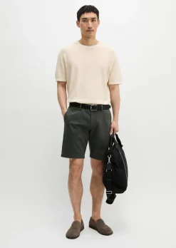Shorts Model Salo slim aus Bio-Baumwoll-Mix