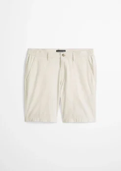 Shorts Model Salo slim aus Bio-Baumwoll-Leinen-Mix