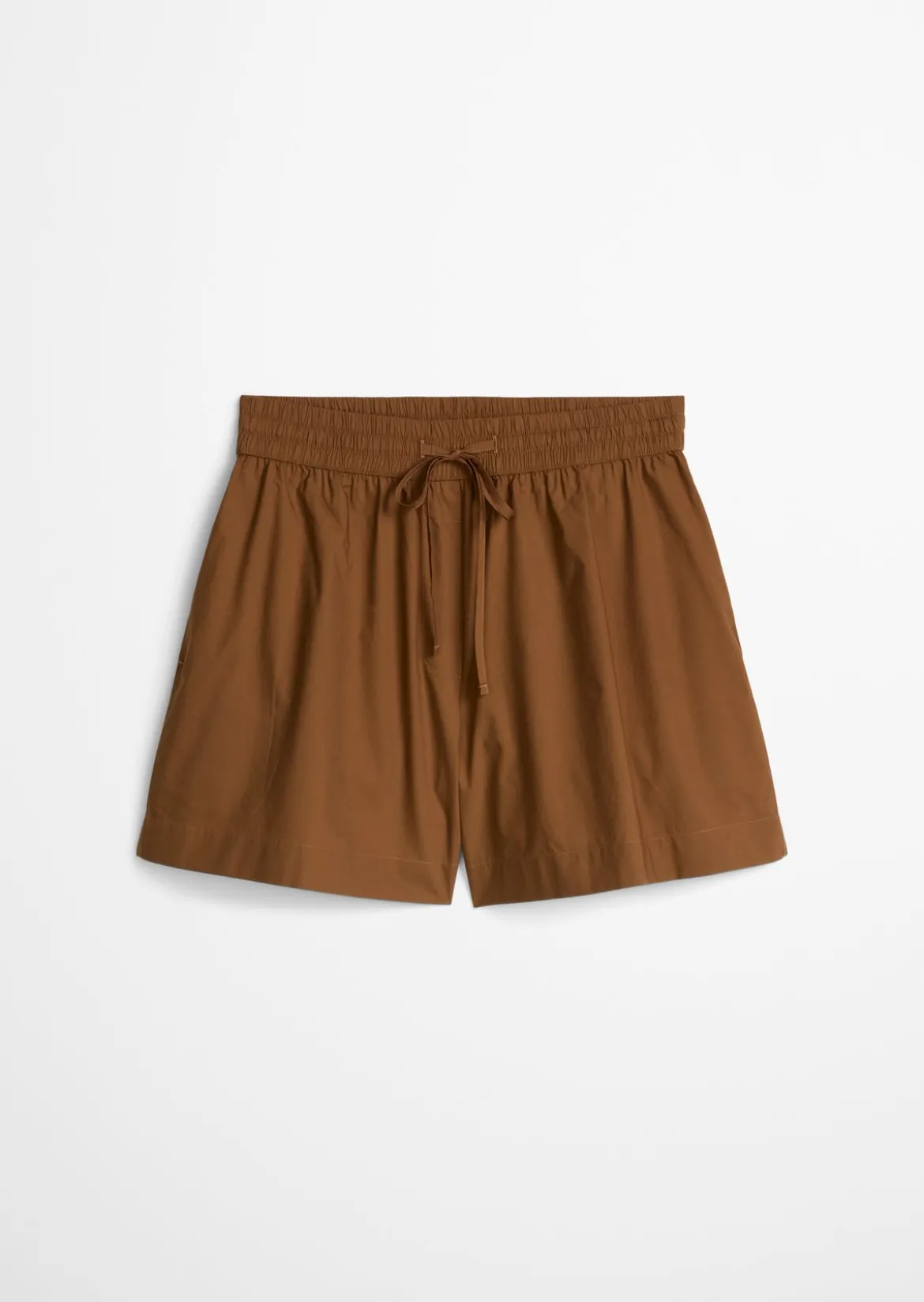 Shorts relaxed aus Papertouch-Popeline