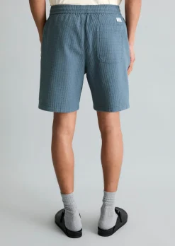 Shorts relaxed mit feiner Waffel-Struktur