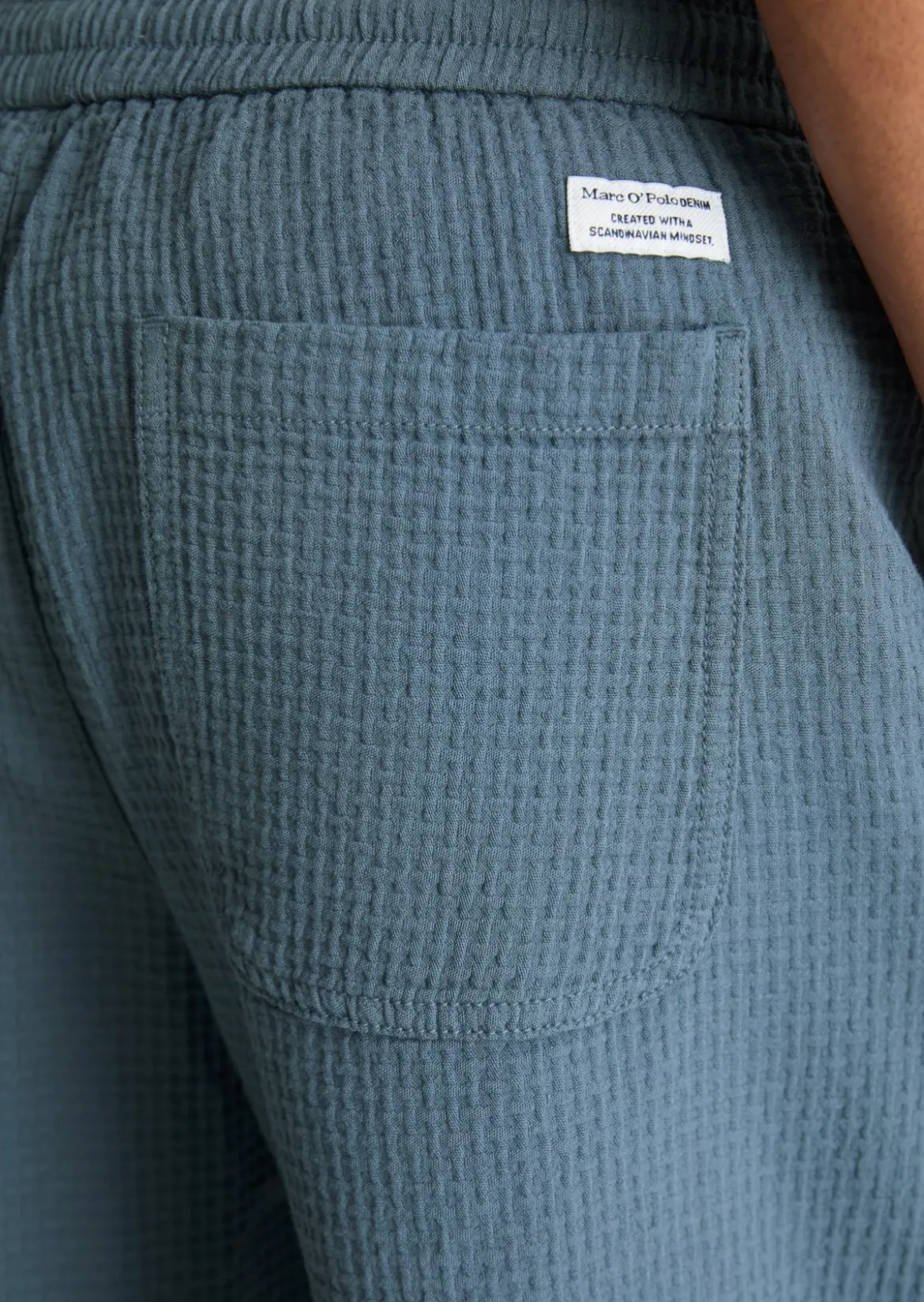 Shorts relaxed mit feiner Waffel-Struktur