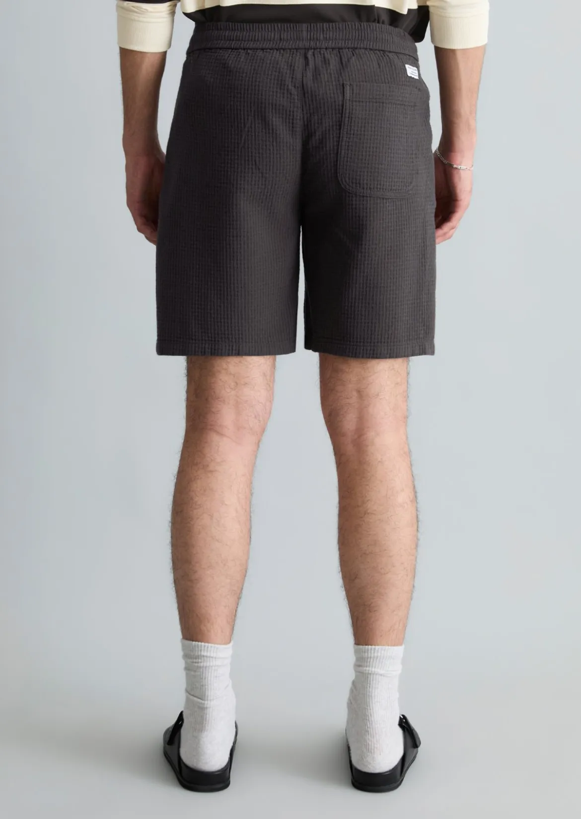 Shorts relaxed mit feiner Waffel-Struktur
