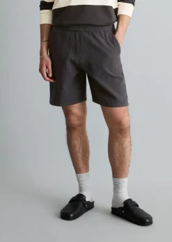 Shorts relaxed mit feiner Waffel-Struktur