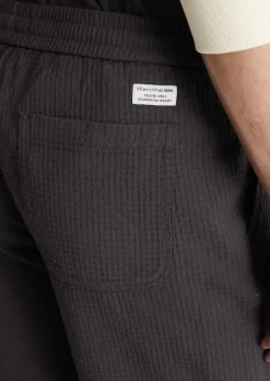 Shorts relaxed mit feiner Waffel-Struktur