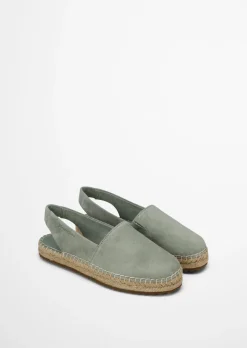 Slingback-Espadrilles Model Gem aus Suede-Ziegenleder