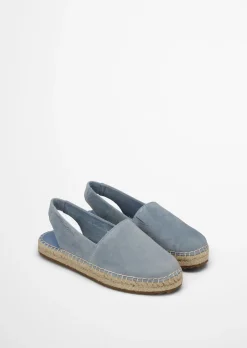 Slingback-Espadrilles Model Gem aus Suede-Ziegenleder