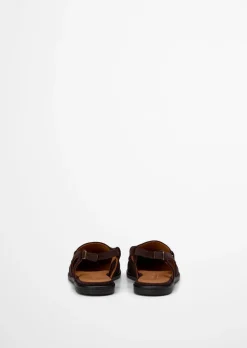 Slingback-Loafer Model Alva aus softem Veloursleder