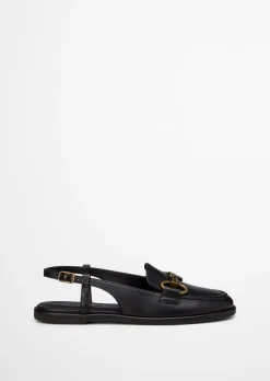 Slingback-Loafer Model Alva aus edlem Rindleder