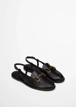 Slingback-Loafer Model Alva aus edlem Rindleder