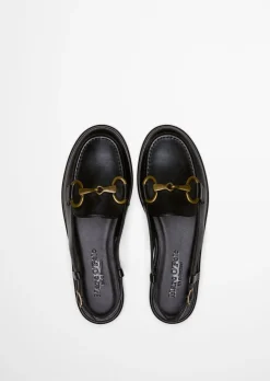 Slingback-Loafer Model Alva aus edlem Rindleder