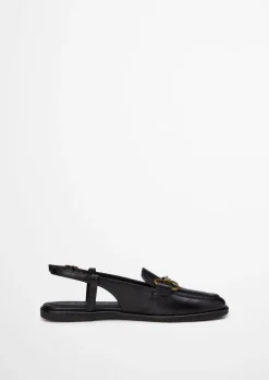 Slingback-Loafer Model Alva aus edlem Rindleder