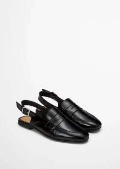 Slingback-Loafer Model Safina aus veredeltem Rindleder