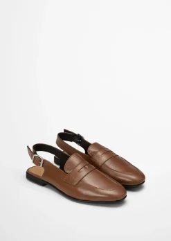 Slingback-Loafer Model Safina aus veredeltem Rindleder