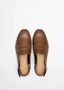 Slingback-Loafer Model Safina aus veredeltem Rindleder