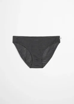 Slip mit Streifen-Struktur