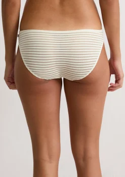 Slip mit Streifen-Struktur
