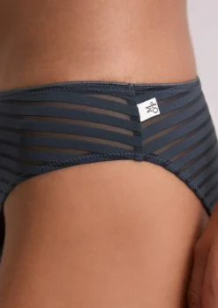 Slip mit Streifen-Struktur