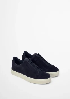 Slip-On Sneaker Model Agar aus weichem Veloursleder