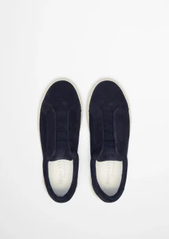 Slip-On Sneaker Model Agar aus weichem Veloursleder