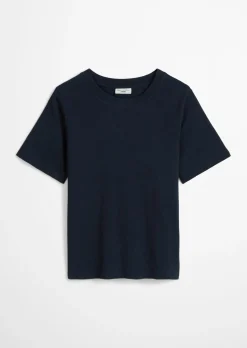 Slub-Jersey-T-Shirt loose aus softer Bio-Baumwolle