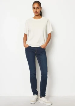 Slub-Jersey-T-Shirt loose aus softer Bio-Baumwolle