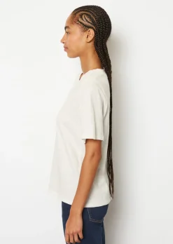 Slub-Jersey-T-Shirt loose aus softer Bio-Baumwolle