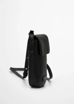 Smartphone-Tasche aus genarbtem Rindleder