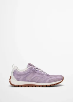 Sneaker Model Bella aus edlem Rindleder und Mesh-Einsatz