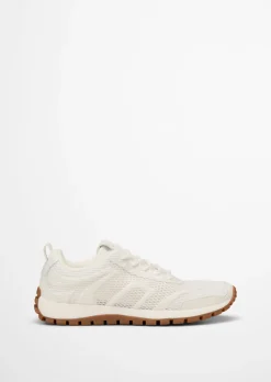 Sneaker Model Bella aus edlem Rindleder und Mesh-Einsatz