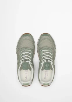 Sneaker Model Bella aus edlem Rindleder und Mesh-Einsatz