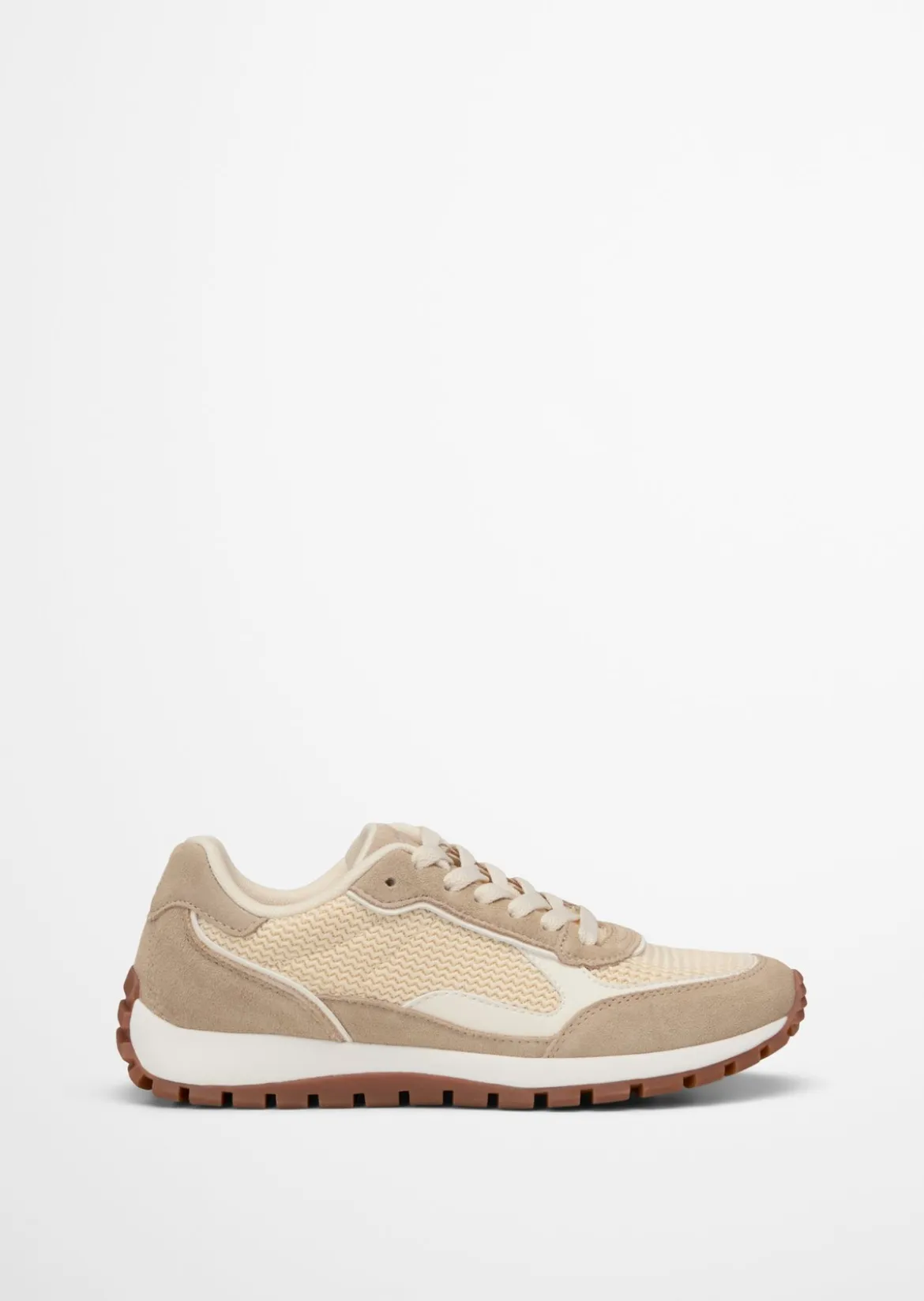 Sneaker Model Bella aus softem Veloursleder