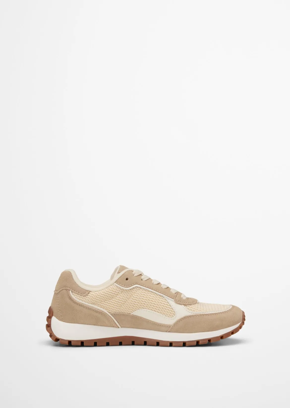 Sneaker Model Bella aus softem Veloursleder