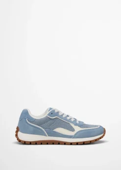 Sneaker Model Bella aus softem Veloursleder