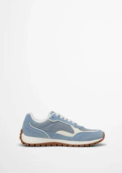 Sneaker Model Bella aus softem Veloursleder
