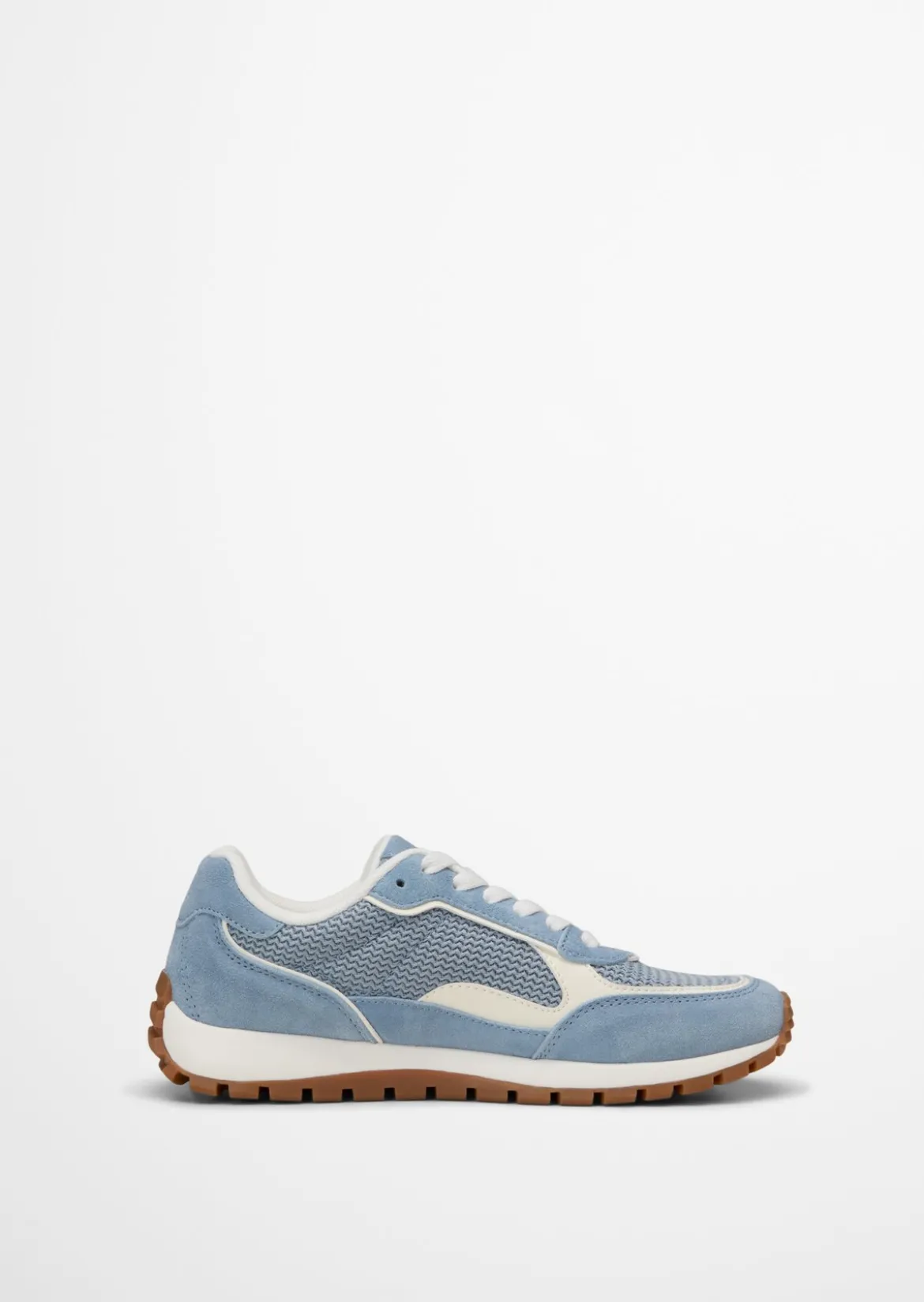 Sneaker Model Bella aus softem Veloursleder
