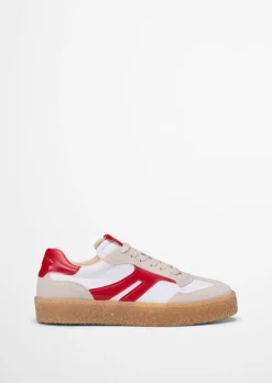 Sneaker Model Cortney aus Veloursleder mit Nyloneinsatz