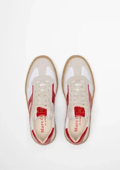 Sneaker Model Cortney aus Veloursleder mit Nyloneinsatz