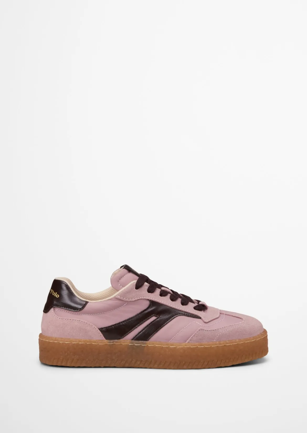 Sneaker Model Cortney aus Veloursleder mit Nyloneinsatz