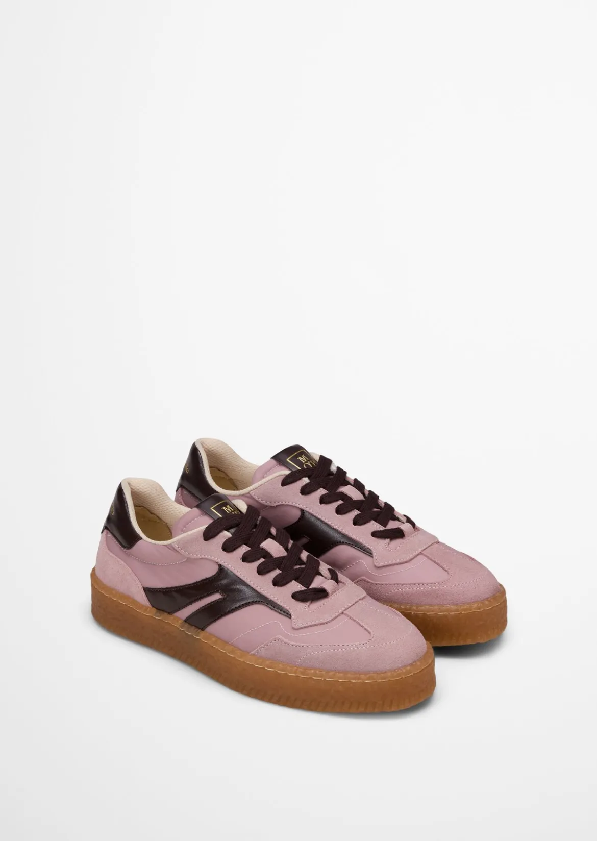Sneaker Model Cortney aus Veloursleder mit Nyloneinsatz