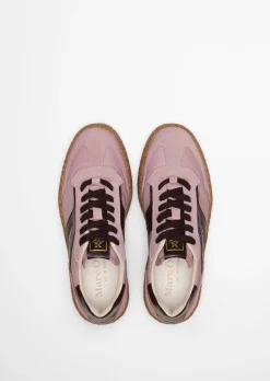 Sneaker Model Cortney aus Veloursleder mit Nyloneinsatz