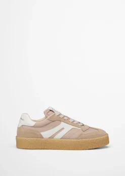 Sneaker Model Cortney aus Veloursleder mit Nyloneinsatz