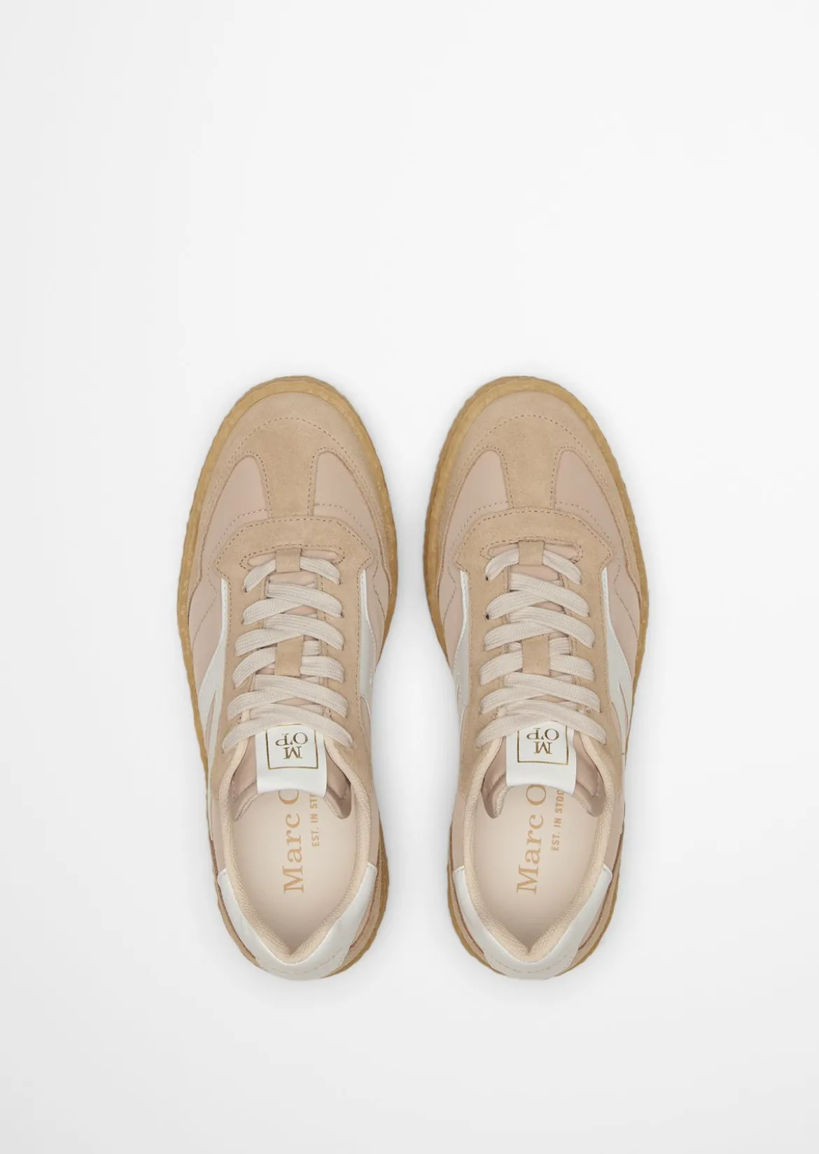 Sneaker Model Cortney aus Veloursleder mit Nyloneinsatz