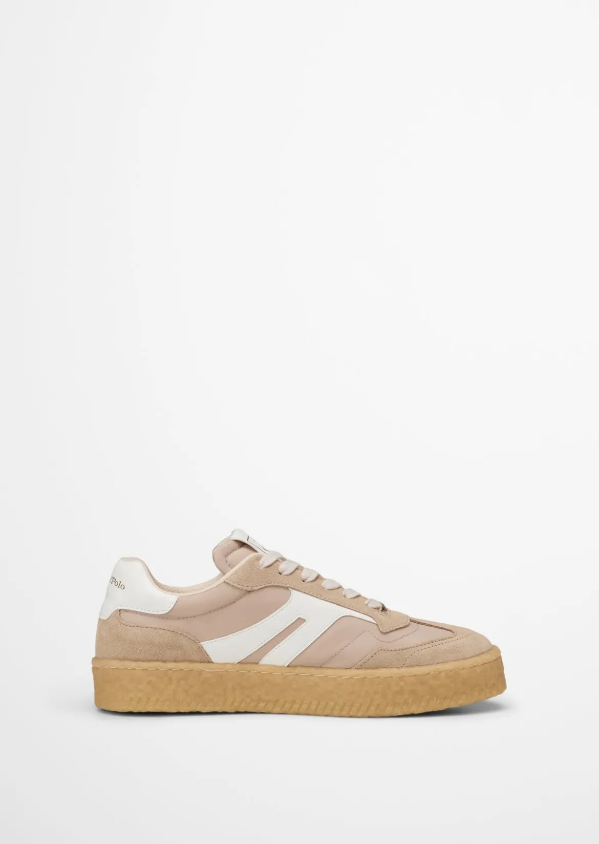 Sneaker Model Cortney aus Veloursleder mit Nyloneinsatz