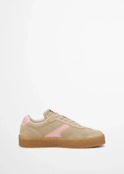Sneaker Model Cortney aus softem Veloursleder