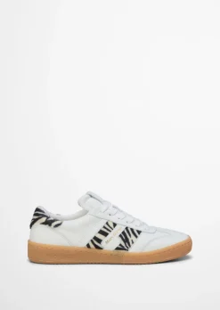 Sneaker Model Court mit Zebrafellakzenten