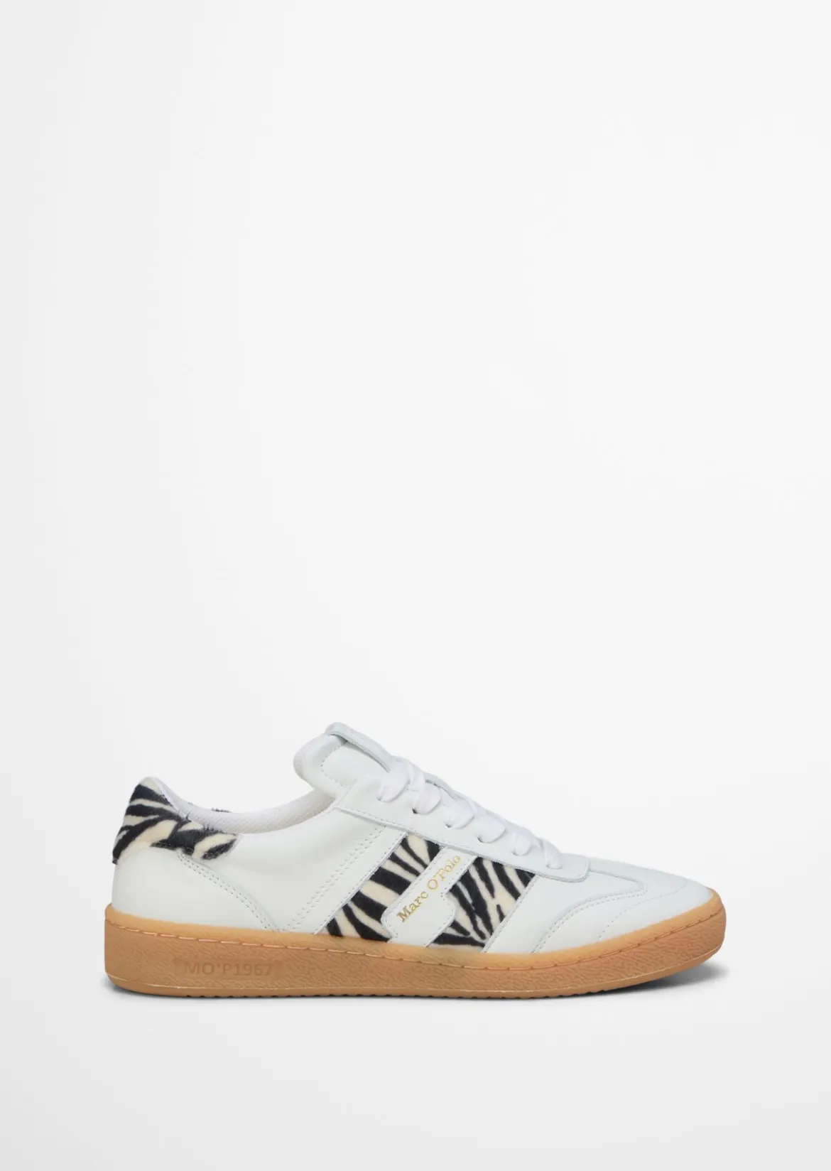 Sneaker Model Court mit Zebrafellakzenten