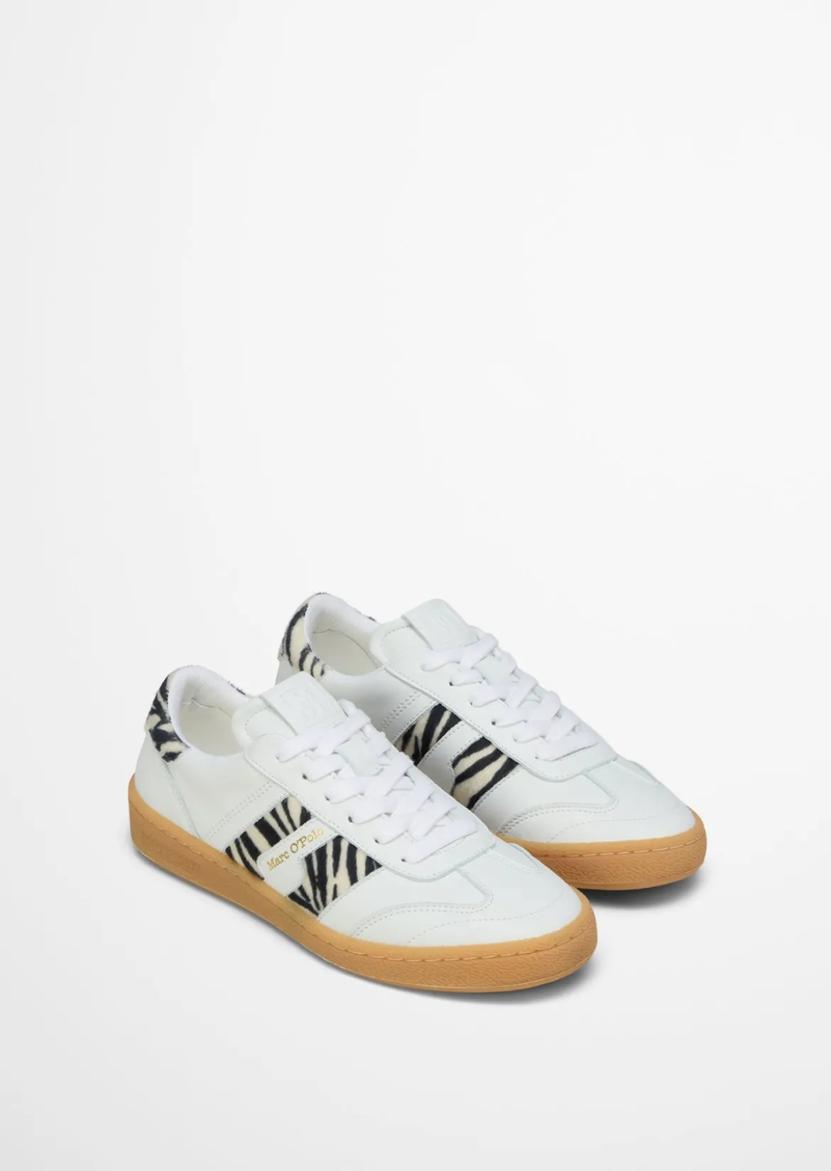 Sneaker Model Court mit Zebrafellakzenten