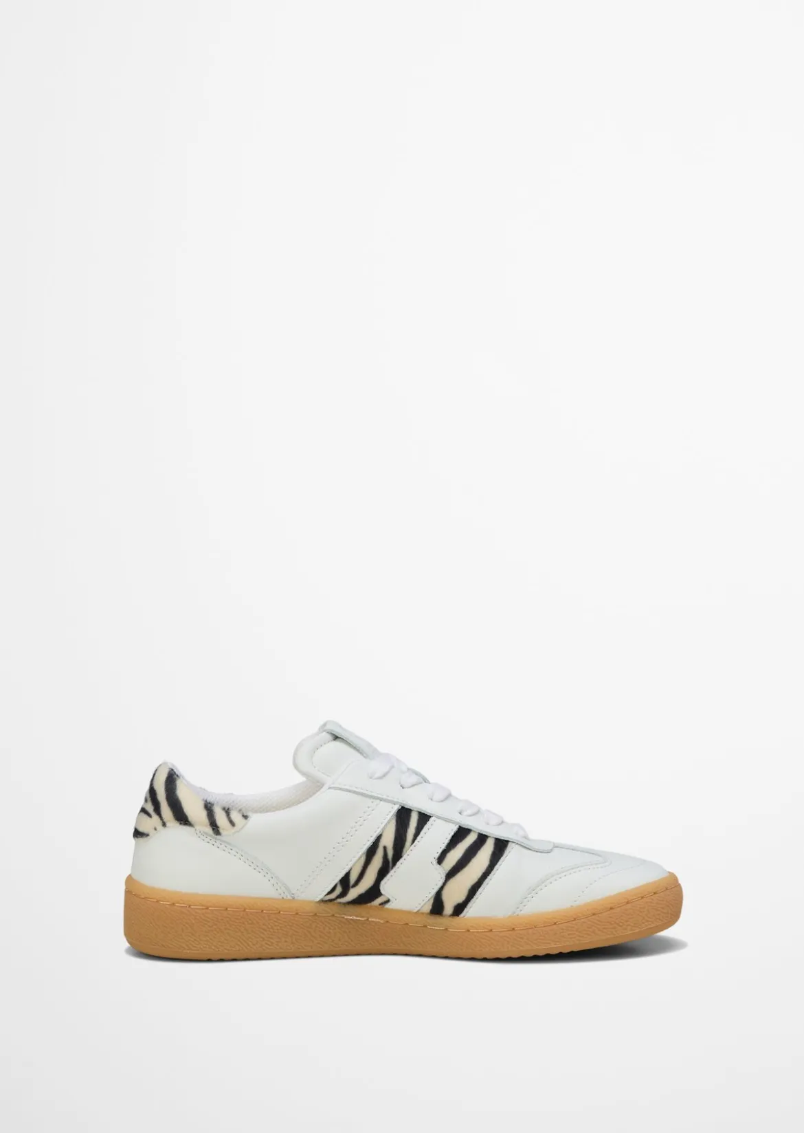 Sneaker Model Court mit Zebrafellakzenten