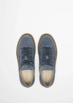 Sneaker Model Enrique aus edlem Velours-Rindleder